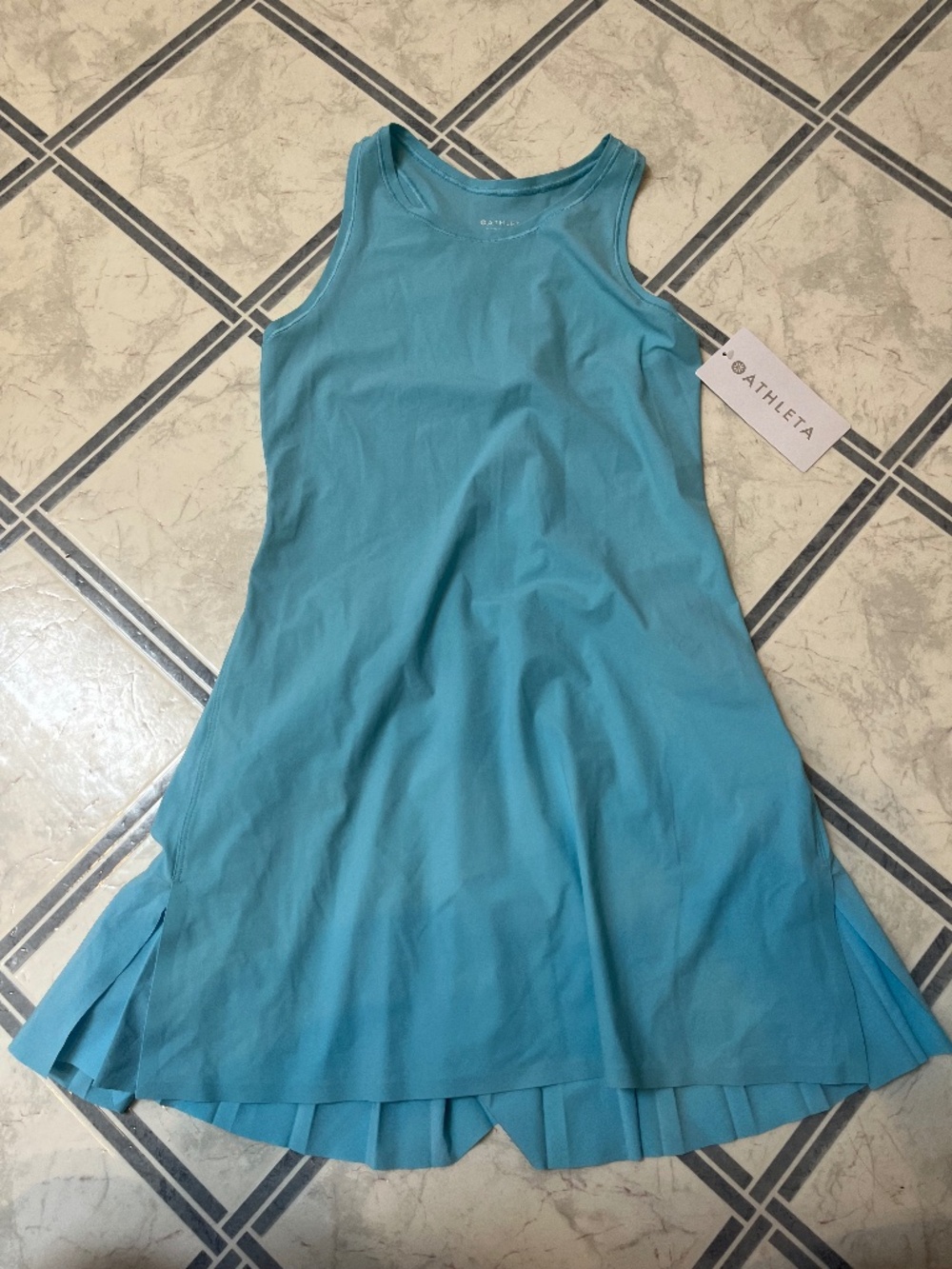 NWT Athleta blue active dress